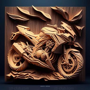 3D модель Kawasaki Z800 (STL)